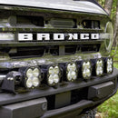 Baja Designs 2021+ Ford Bronco 6 XL Linkable Light Bar Kit Plastic Bumper Mount w/Upfitter-1