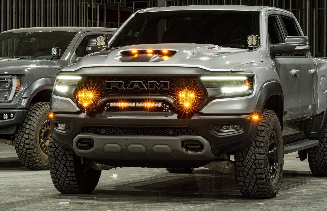 Baja Designs 2021+ Dodge, Ram TRX XL80 A-Pillar Kit - 0