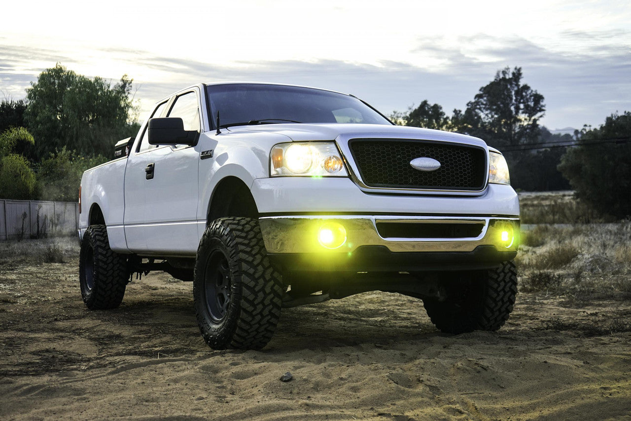 Baja Designs 06-14 Ford F-150 / 07-13 Toyota Tundra Squadron Sport Fog Pocket Kit - Amber - 0