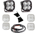 Baja Designs 07-18 Jeep Wrangler JK Squadron Pro Spot A-Pillar Kit LED Light Pods - White-2