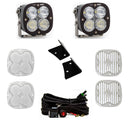 Baja Designs 07-18 Jeep Wrangler JK XL80 Drive/Combo A-Pillar Kit - White-1