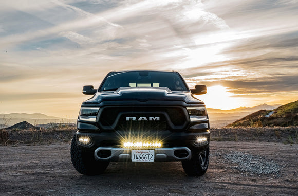Baja Designs 2019+ Ram Rebel 1500 S8 20in Bumper Kit - Clear