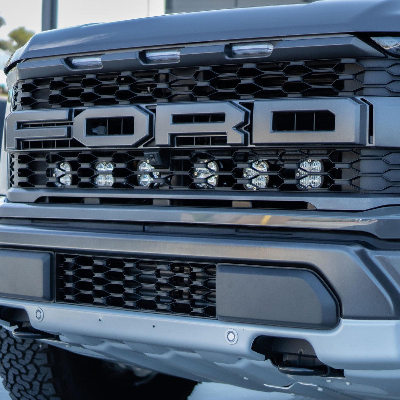 Baja Designs 2021+ Ford Raptor Squadron Pro Behind Grille Kit - 0