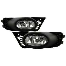 Spyder Honda Civic 09-11 4Dr OEM Fog Lights W/Switch- Clear FL-CL-HC09-4D-C