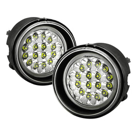 Spyder Dodge Charger 06-10/Caliber 07-12 LED Fog Lights w/Switch Clear FL-LED-DCH05-C