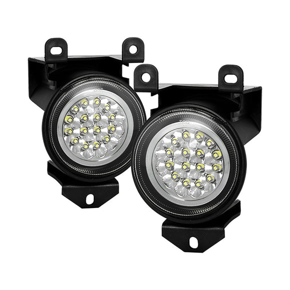 Spyder GMC Yukon Denali 99-06 (Not Fit XL/SLT) LED Fog Lights w/Switch Clear FL-LED-GD99-C