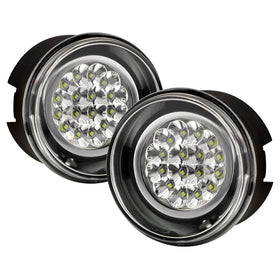 Spyder Jeep Grand Cherokee 99-04 LED Fog Lights w/Switch Clear FL-LED-JGC99-C