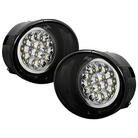 Spyder Nissan Titan 04-12/Nissan Armada 04-12 LED Fog Lights w/Switch Clear FL-LED-NT04-C