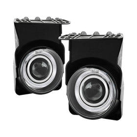 Spyder GMC Sierra 1500 03-06/Sierra 1500HD 03-06 Halo Projector Fog Lights w/swch Clear FL-P-GS03-HL
