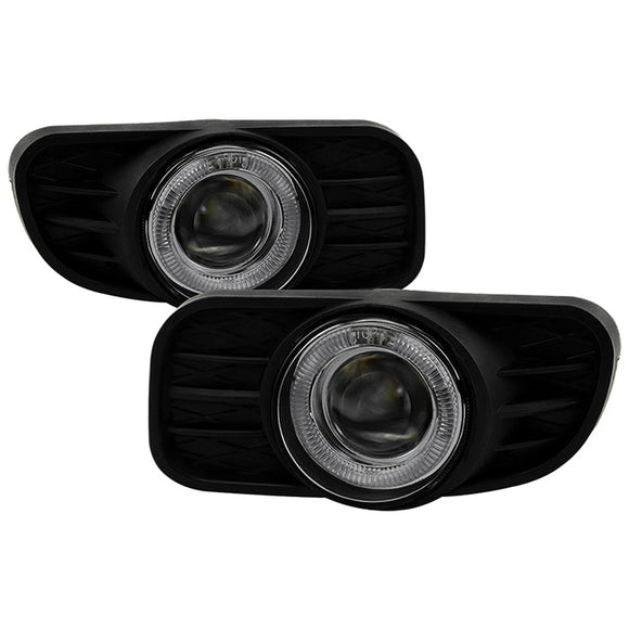 Spyder Jeep Grand Cherokee 99-04 Halo Projector Fog Lights w/Switch Smoke FL-P-JGC99-HL-SM
