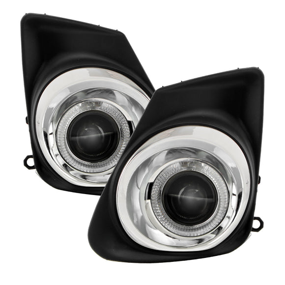 Spyder Toyota Corolla 11-13 Halo Projector Fog Lights w/Switch Clear FL-P-TCO2011-HL