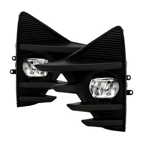 Spyder Toyota Prius C 2019 OEM Style LED Fog Lights w/OEM Fit Switch - Clear