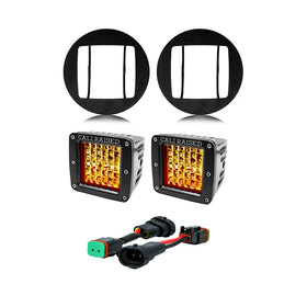 Cali Raised 2005-2011 Toyota Tacoma Led Fog Light Pod Rep Brackets Kit - Brackets W/ 18W Pods