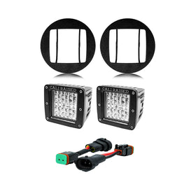 Cali Raised 2005-2011 Toyota Tacoma Led Fog Light Pod Rep Brackets Kit - Brackets W/ 18W Pods