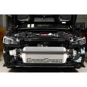 Grimmspeed Front Mount Intercooler Kit Black Piping For Subaru 15-21 STI - 0