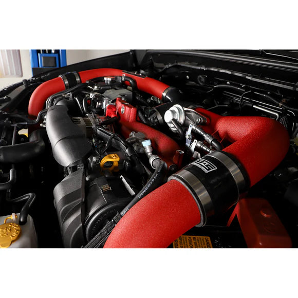 Grimmspeed Front Mount Intercooler Kit Inc. Red Piping For Subaru 15-21 STI - 0