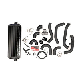 Grimmspeed Front Mount Intercooler Kit Black Coated Black Piping For Subaru 15-21 STI