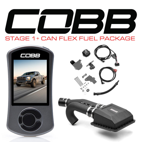 Cobb 17-20 Ford F-150 Ecoboost Raptor Stage 1+ CAN Flex Fuel Power Package