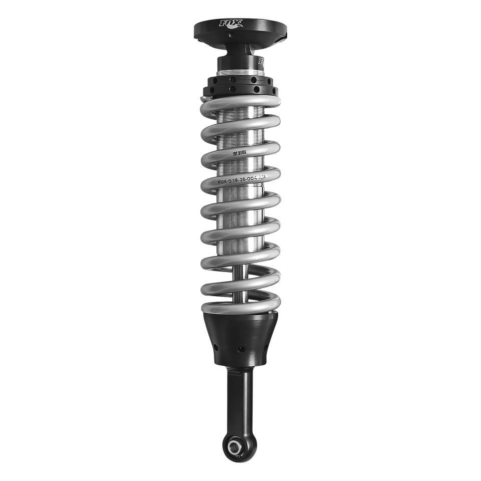 Fox 2005 Tacoma 2.5 Factory Series 4.61in. IFP Coilover Shock Set - Black/Zinc