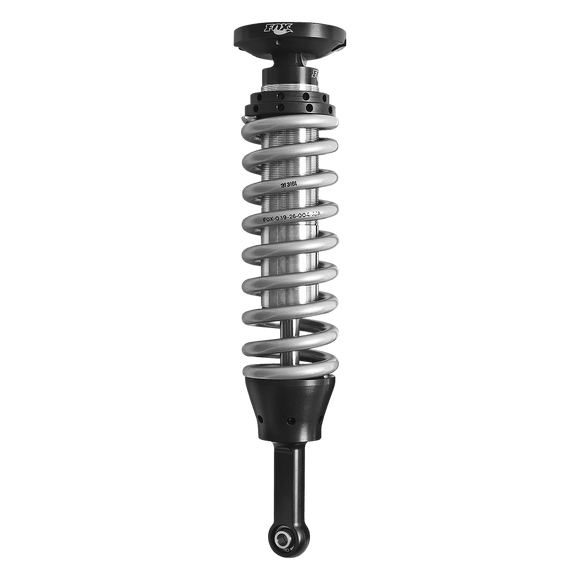 Fox 2005 Tacoma 2.5 Factory Series 4.94in. IFP Coilover Shock Set w/UCA - Black/Zinc