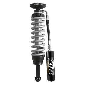 Fox 05+ Tacoma w/UCA 2.5 Factory Series 4.94in. Remote Res. Coilover Set / Mid-Travel - Black/Zinc
