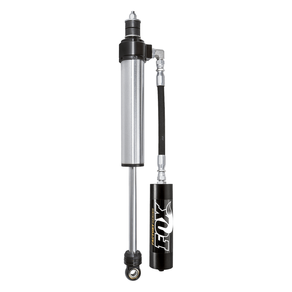 Fox 05+ Toyota Tacoma 2.5 Factory Series 8.4in. Remote Reservoir Rear Shock Set / 0-1.5in. Lift