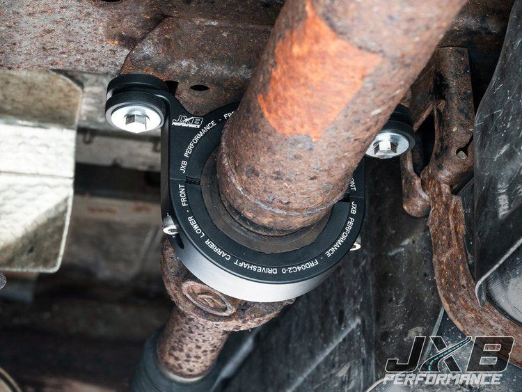 Driveshaft Carrier - 11-14th gen F-150, 4th gen Transit 130 WB - Track Bushings