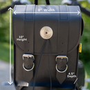 Willie & Max Universal Deluxe Sissy Bar Bag (8 in L x 10 in W x 4.5 in H) - Black-2