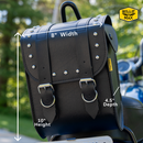 Willie & Max Universal Ranger Sissy Bar Bag (8 in L x 10 in W x 4.5 H) - Black-2