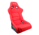 NRG FRP Bucket Seat (Red Cloth) - Large-1