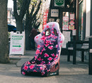 NRG FRP Bucket Seat PRISMA Japanese Cherry Blossom Edition W/ Pink Pearlized Back - Medium-2