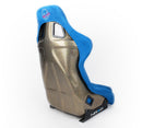 NRG FRP Bucket Seat ULTRA Edition - Large (Blue Alcantara/Gold Glitter Back)-3