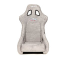 NRG FRP Bucket Seat ULTRA Edition - Medium (Grey Alcantara/Grey Pearlized Back)-2