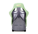 NRG FRP Bucket Seat PRISMA Edition W/ Pearlized Back Olive Alcantara - Large-4