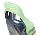 NRG FRP Bucket Seat PRISMA Edition W/ Pearlized Back Olive Alcantara - Large-6