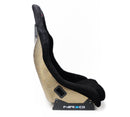 NRG FRP Bucket Seat ULTRA Edition - Medium (Black Alcantara/Gold Glitter Back)-2
