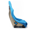NRG FRP Bucket Seat ULTRA Edition - Medium (Blue Alcantara/Pearlized Back)-2