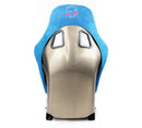 NRG FRP Bucket Seat ULTRA Edition - Medium (Blue Alcantara/Pearlized Back)-4