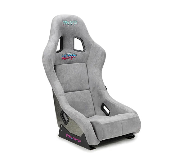 NRG FRP Bucket Seat ULTRA Edition - Medium (Grey Alcantara/Grey Pearlized Back)