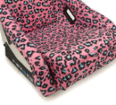 NRG FRP Bucket Seat PRISMA SAVAGE Edition White Pearlized Back Pink Panther Leopard Print - Medium-5