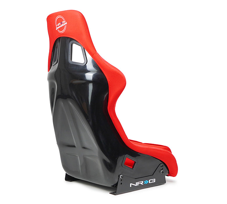 NRG FRP Fiber Glass Bucket Seat (Red) - XLarge