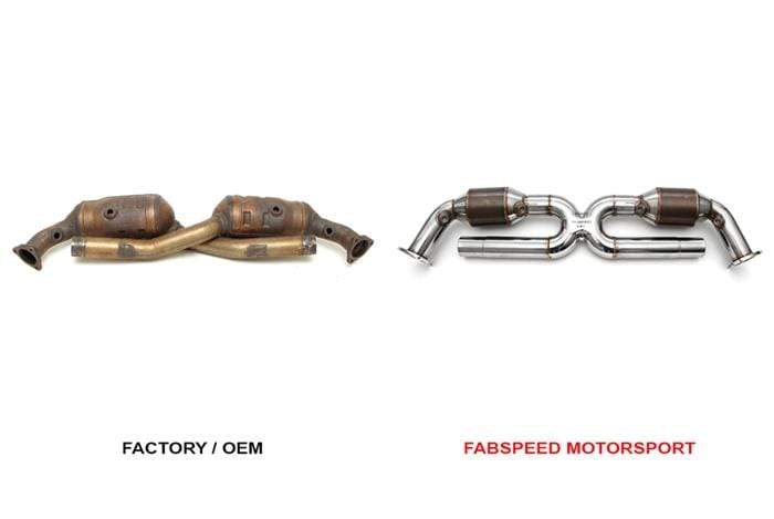 Fabspeed Porsche 996 Carrera Sport Catalytic Converter X-Pipe (1999-2004) - 0