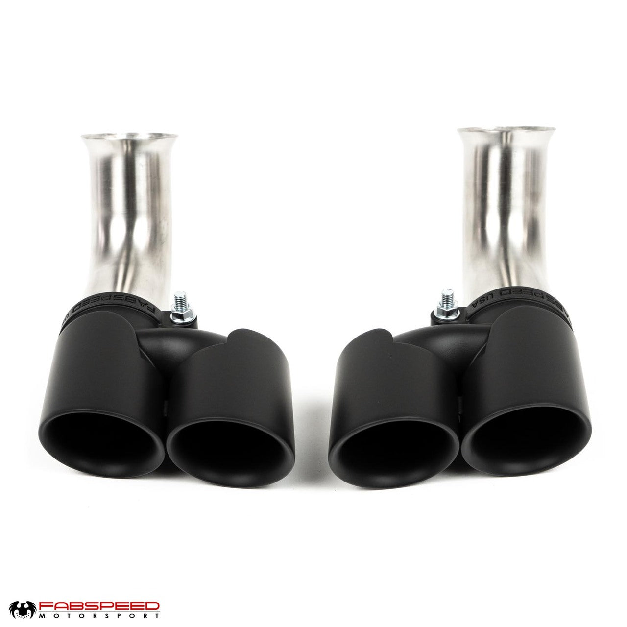 Fabspeed Porsche 996 Carrera Deluxe Quad-Style Tips - Long (2002-2004)