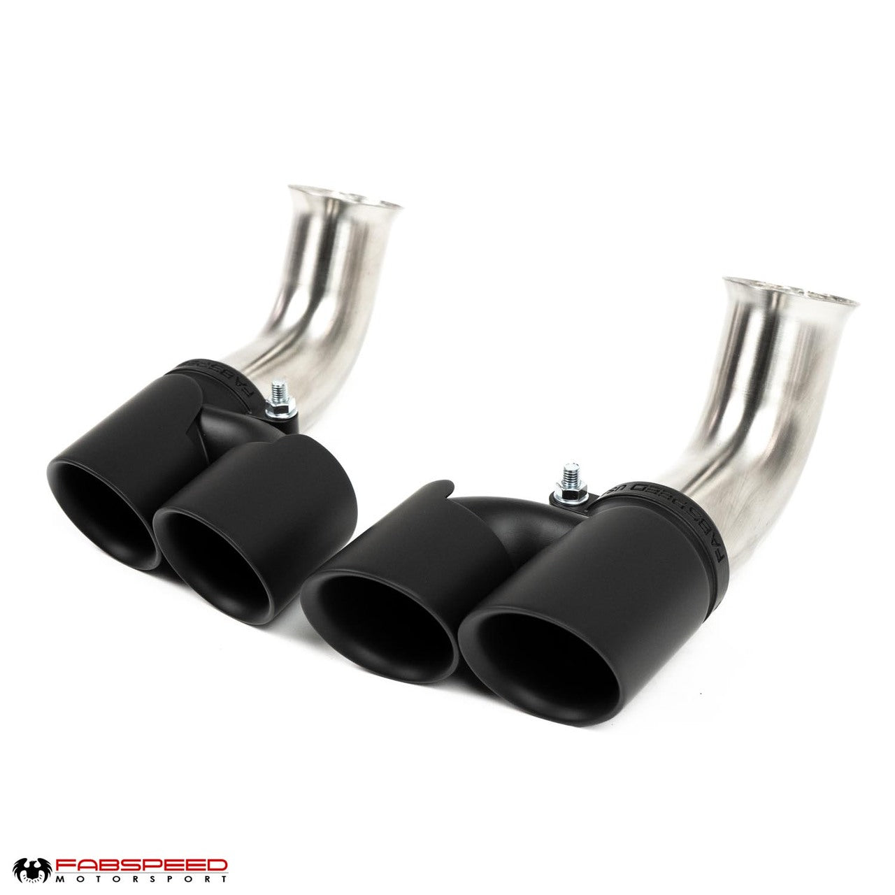 Fabspeed Porsche 996 Carrera Deluxe Quad-Style Tips - Long (2002-2004) - 0