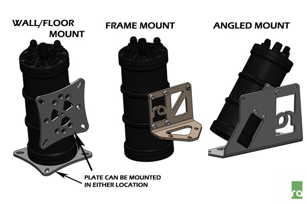 Radium Engineering Fuel Surge Tank Mtg Bracket - Universal Frame/Rail Mount