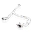 Stainless Works 15-18 F-150 3.5L Downpipe 3in High-Flow Cats Y-Pipe Factory Connection-1