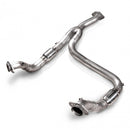 Stainless Works 2011-14 F-150 3.5L 3in Downpipe High-Flow Cats Y-Pipe Factory Connection-1