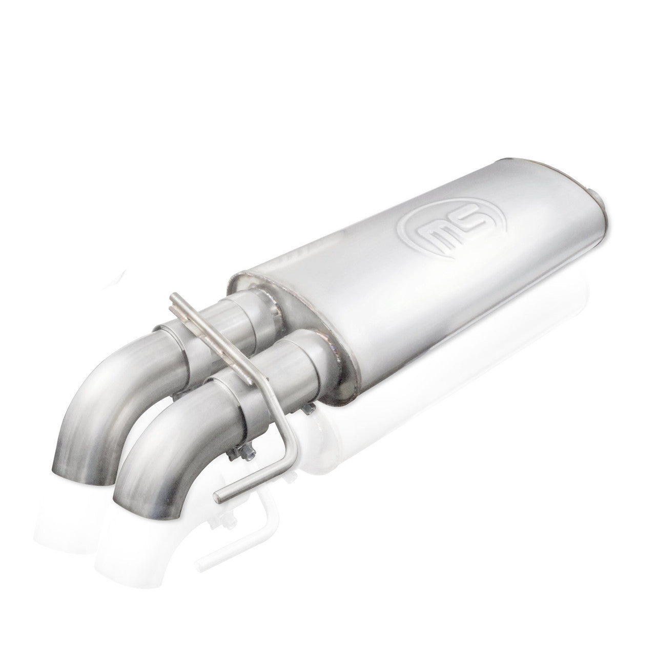Stainless Works 2010-14 Ford Raptor 3in Exhaust Chambered Mufflers Dump Exit