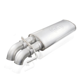 Stainless Works 2010-14 Ford Raptor 3in Exhaust Chambered Mufflers Dump Exit