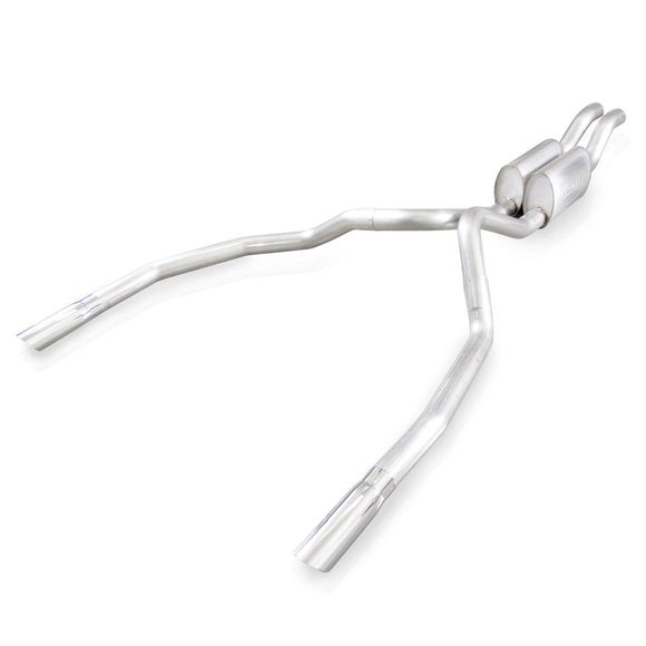 Stainless Works 2010-14 Ford Raptor 3in Exhaust Y-Pipe S-Tube Mufflers Under Bumper Exit